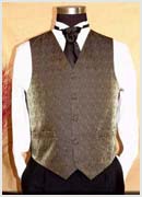 Brown Shiny Waistcoat